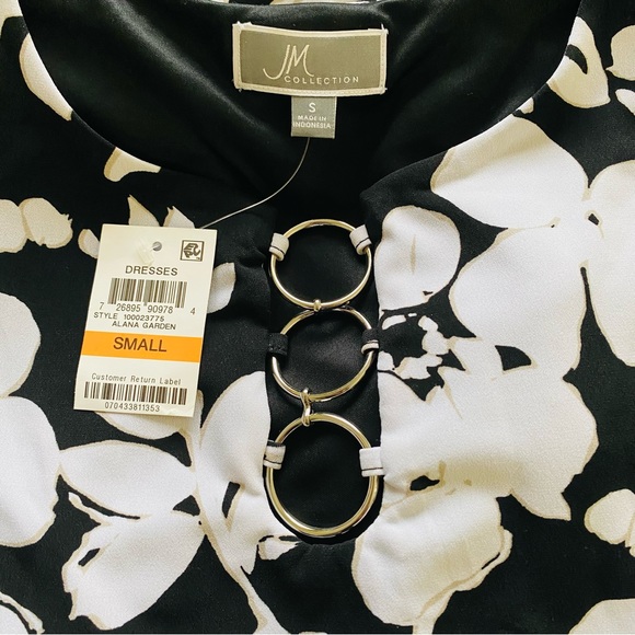 JM Collection dress. Size S. Formal dress. Color block dress Office wear MIDI - Picture 5 of 9